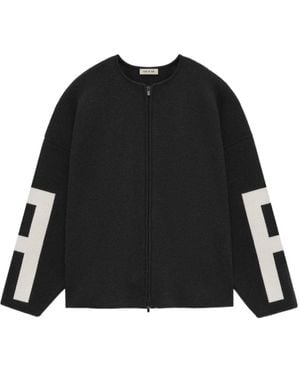 Fear Of God Full Zip Jumper - Black