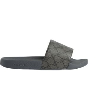 Gucci Pursuit Gg Supreme Slide - Grey
