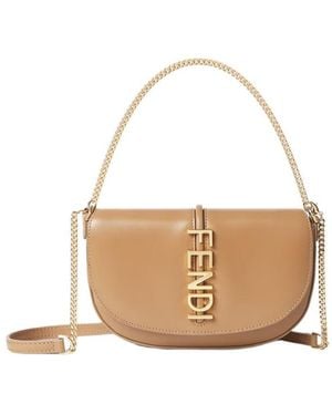 Fendi Leather Wallet - White