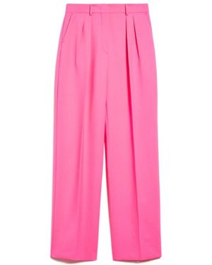 Sportmax Belt-Loop Casual Pants - Pink