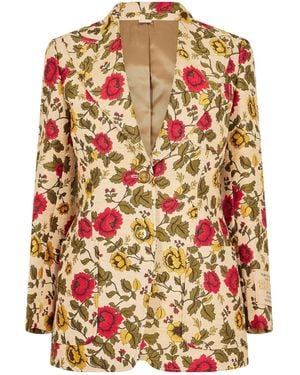 Gucci Floralprinted Blazer - Multicolor