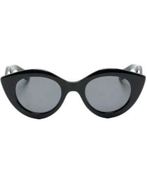 Alaïa Alaïa Cat-Eye Frame Sunglasses - White