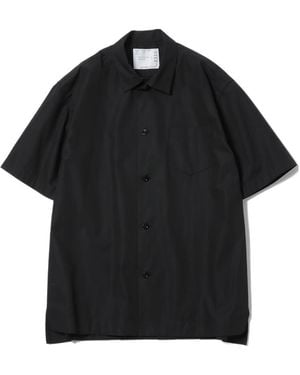 Sacai Short-Sleeved Shirt - Black