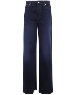 7 For All Mankind Jeans With Belt Loops - Blue