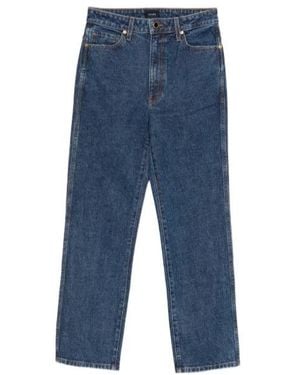 KHAITE Abigail Straight-Leg Jeans - Blue
