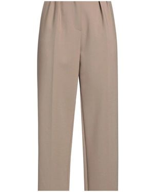 Max Mara Slimfit Casual Pants - Gray