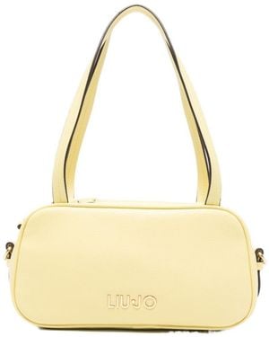 Liu Jo Small Logo-Plaque Shoulder Bag - Metallic