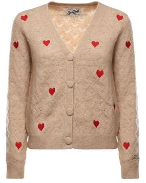 MC2 Saint Barth Knitted Cardigan - Brown