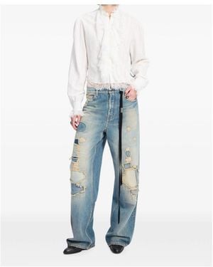 Ann Demeulemeester Straight-Leg Jeans - Blue
