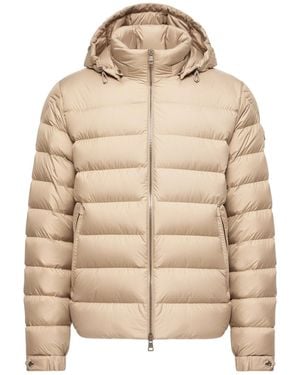 Moncler Arneb Hooded Short Down Jacket - Natural
