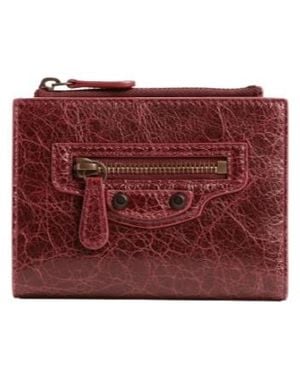 Balenciaga Le City Bifold Wallet - Red