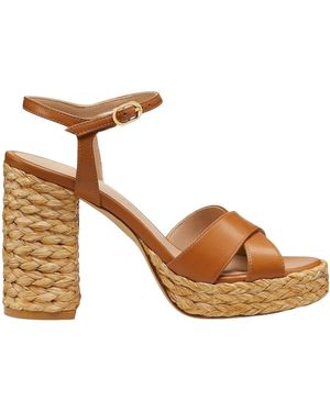 Stuart Weitzman Dayna Platform Sandal - Brown