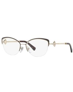 BVLGARI Cat's Eye Plain Glasses - White