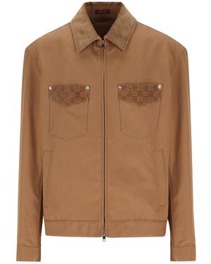 Gucci Spw Jacket - Brown