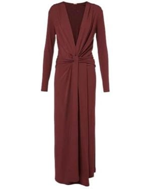 Johanna Ortiz Finding Yourself Draped Jersey Maxi Dress - Red