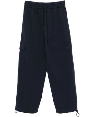 Dondup Cotton Cargo Trousers - Blue