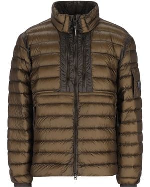 C.P. Company Long-Sleeved Padded Jacket - Green