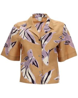 Paul Smith Fish Printed Button-Up Shirt - Multicolor