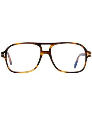 Tom Ford Eyewear Pilot Frame Glasses - Multicolour