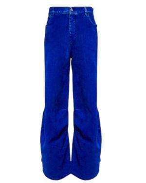 Marni Mid-Rise Barrel-Leg Jeans - Blue