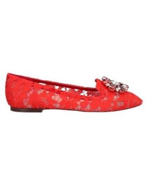 Dolce & Gabbana Minimalist Loafers - Red