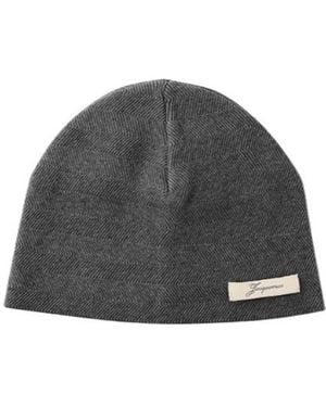 Jacquemus The Chevron Beanie - Gray