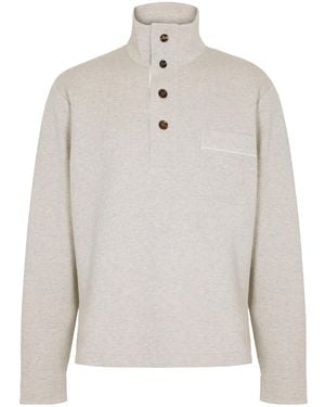 Tom Ford Mock-Neck Knit Jumper - White