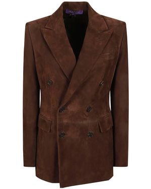 Ralph Lauren Long-Sleeve Blazer - Brown