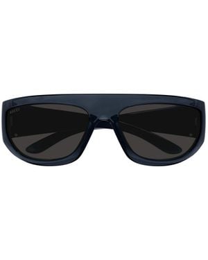 Gucci Eyewear Rectangle Frame Sunglasses - Black