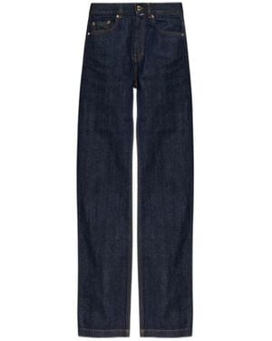 CASABLANCA Logo-Detail Jeans - Blue