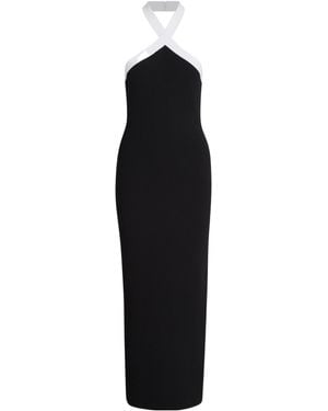 Roland Mouret Mid-Length Dress With Hanging Neck - Black