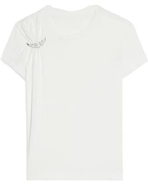 Zadig & Voltaire Suzan Hc Embellished T-Shirt - White