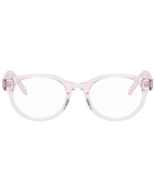 Givenchy Gv Day Text Logo Circular Glasses - White