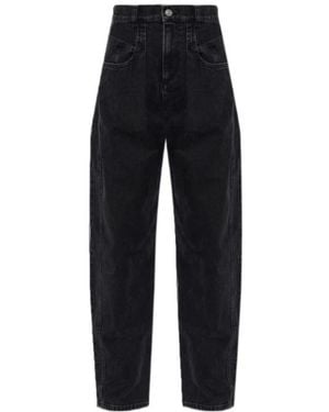 Isabel Marant Belt Loop Jeans - Black