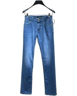 Stefano Ricci Belt-Loop Jeans - Blue