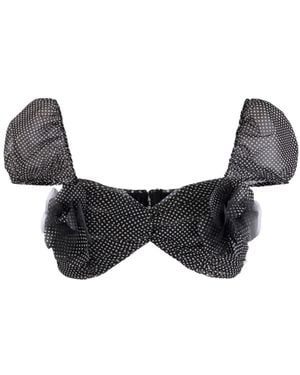 Elisabetta Franchi Polka-Dot Print Top - Grey