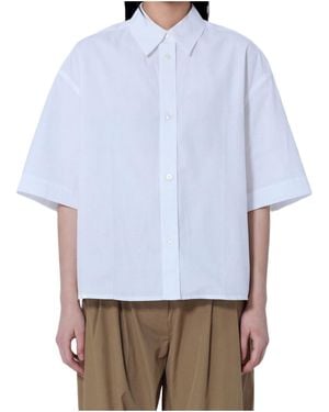 Studio Nicholson Short-Sleeved Shirt - Blue