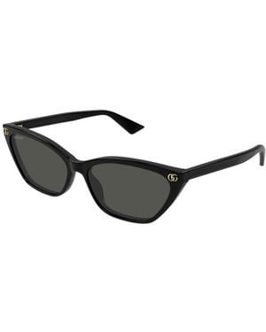 Gucci Eyewear Oval Frame Sunglasses - Multicolour