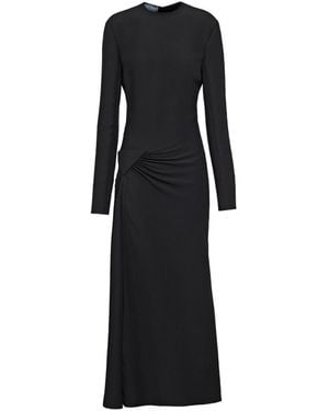 Prada Long Cady Dress - Black