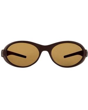 Givenchy Eyewear Oval Frame Sunglasses - Metallic