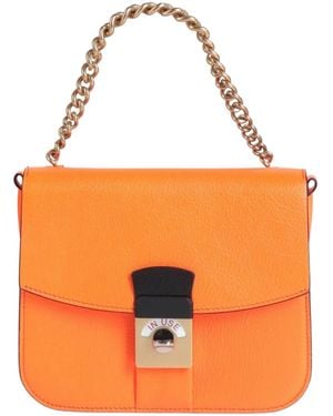 Maison Margiela Small Two-Tone Woven Tote Bag - Orange