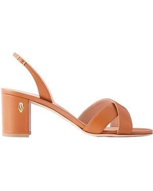 Jennifer Chamandi Leather Sandals - Pink
