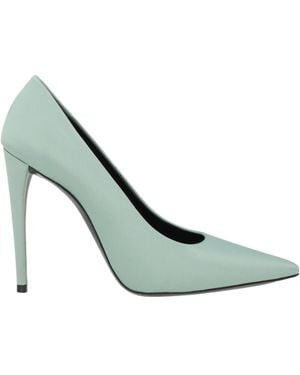 Saint Laurent Satin High Heels - Green