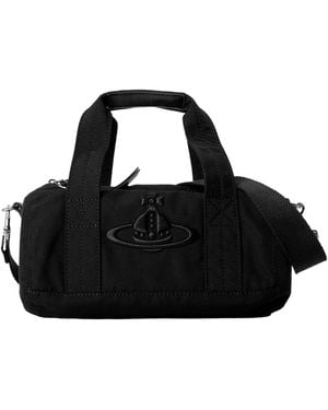 Vivienne Westwood Fabric Mini Duffle Bag - Black