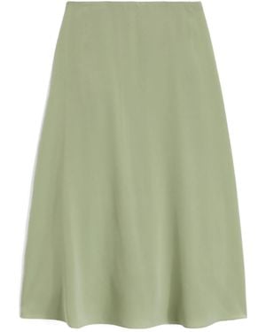 Aspesi Pleated Midi Skirt - Green