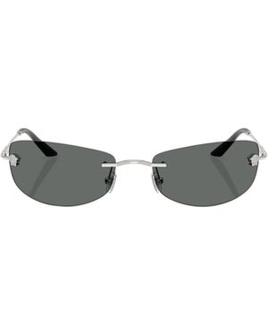 Versace Frameless Sunglasses - White