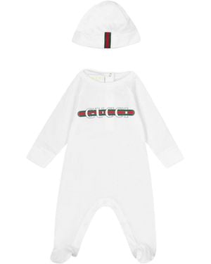 Gucci Comfortable And Loose Jumpsuit - White