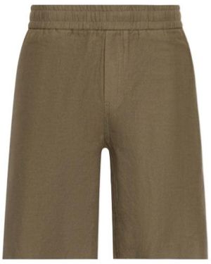 Samsøe & Samsøe Smith Elasticated-Waistband Shorts - Green