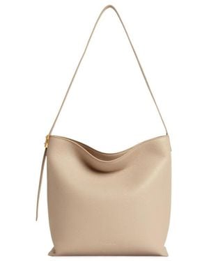 Coccinelle C-Me Logo Printed Hobo Bag - White