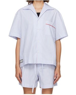 Entire studios Striped Print Pyjamas - White